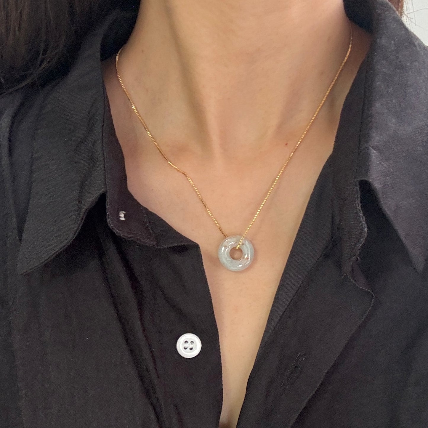 Lucia Bagel Necklace - Autumn Light