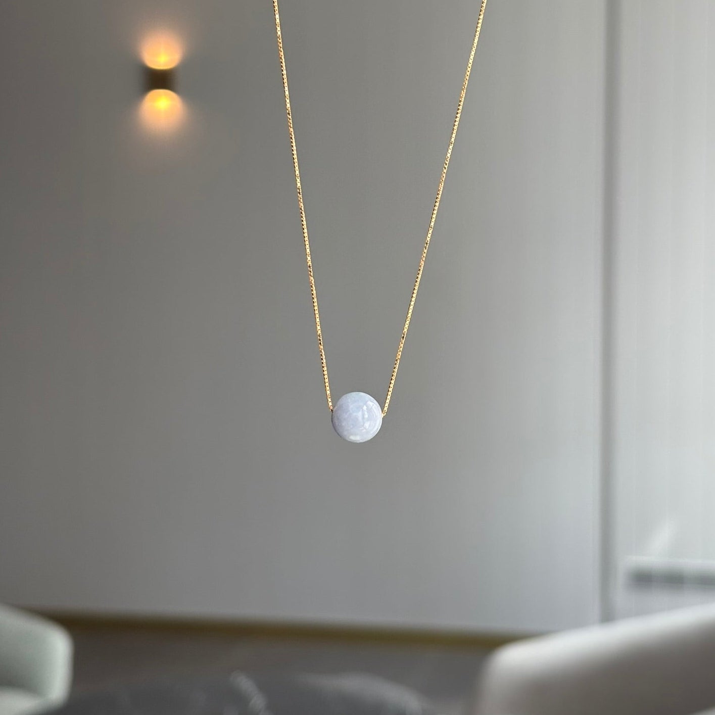 Stella Orb Necklace - Lavender