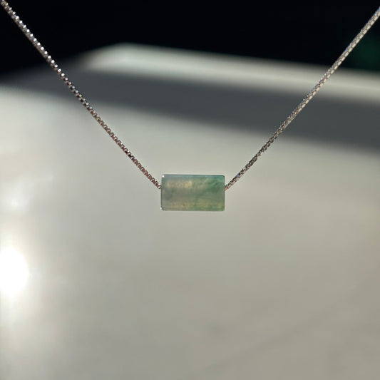 Ellery Barrel Necklace - Green