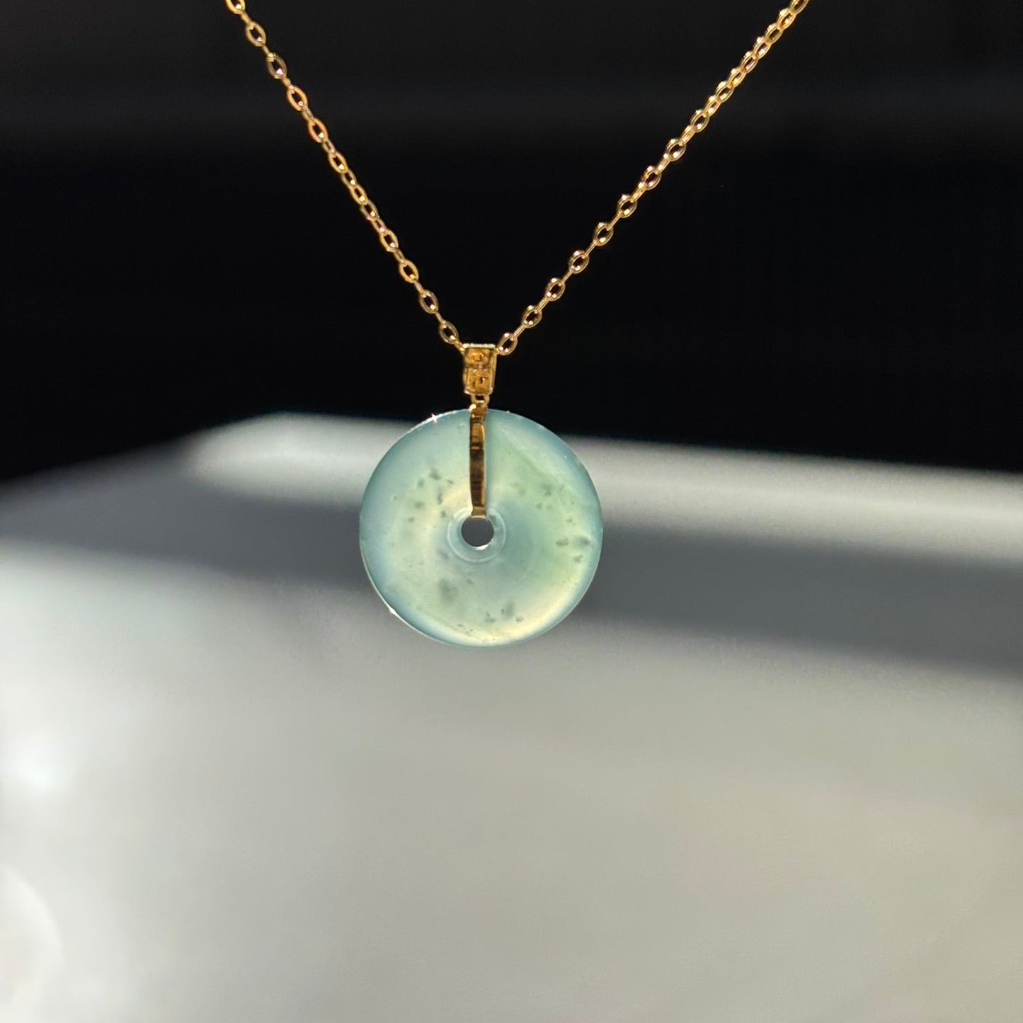 Lucia Bagel Necklace - Teal