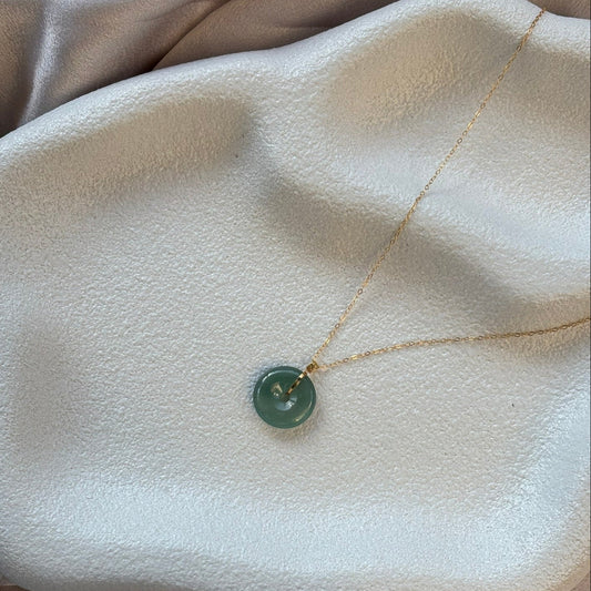 Lucia Bagel Necklace - Teal
