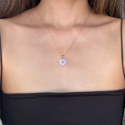 Lucia Bagel Necklace - Lavender